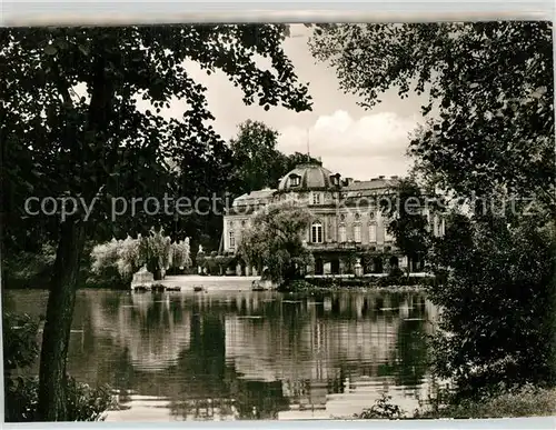 AK / Ansichtskarte Ludwigsburg Wuerttemberg Schloss Monrepos Seeseite