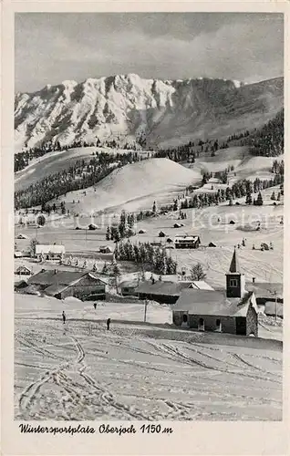 AK / Ansichtskarte Hindelang Oberjoch Winter Kat. Bad Hindelang