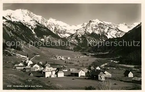 AK / Ansichtskarte Hinterstein Bad Hindelang Panorama 