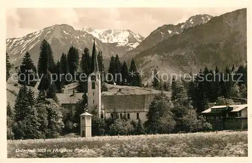 AK / Ansichtskarte Unterjoch Kirche Kat. Bad Hindelang