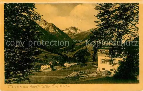 AK / Ansichtskarte Oberjoch Adolf Hitler Pass Kat. Bad Hindelang