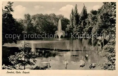 AK / Ansichtskarte Landau Pfalz Ostpark Kat. Landau in der Pfalz