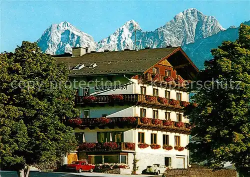 AK / Ansichtskarte Rohrmoos Allgaeu Gasthof Schwaigerhof Kat. Oberstdorf