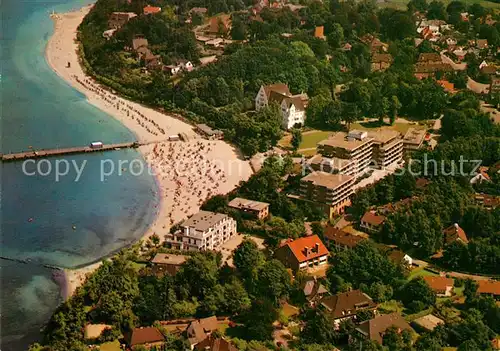 AK / Ansichtskarte Gluecksburg Ostseebad Fliegeraufnahme Kat. Gluecksburg (Ostsee)