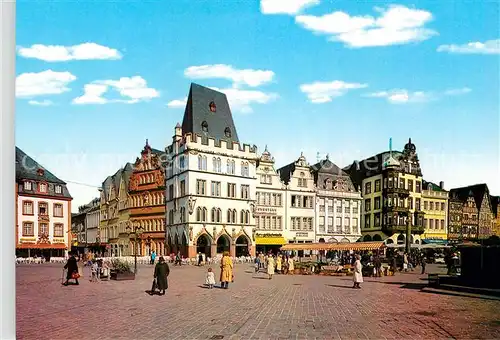 AK / Ansichtskarte Trier Hauptmarkt mit Steipe Kat. Trier