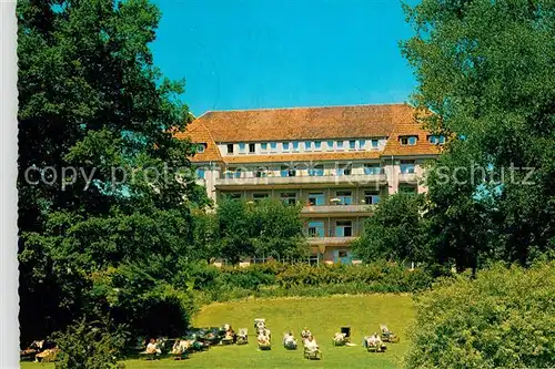 AK / Ansichtskarte Bad Salzuflen Liegewiese und Parksanatorium Kat. Bad Salzuflen