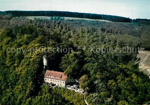 AK / Ansichtskarte Bad Driburg Iburg mit Sachsenklause Fliegeraufnahme Kat. Bad Driburg