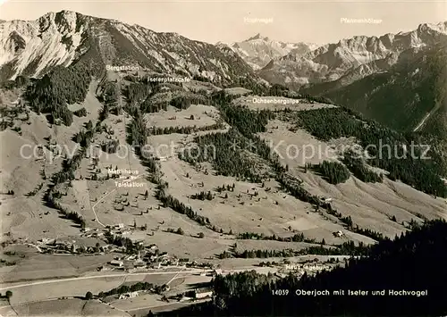 AK / Ansichtskarte Oberjoch Iseler Hochvogel Kat. Bad Hindelang