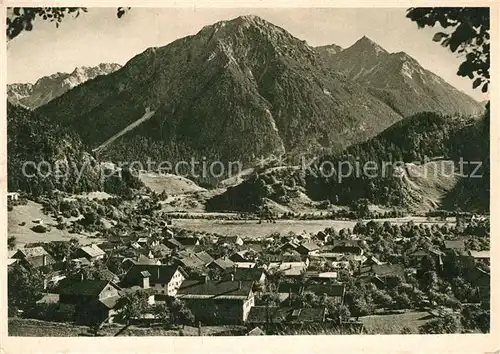 AK / Ansichtskarte Bad Oberdorf Panorama Breitenberg Rotspitze Kat. Bad Hindelang