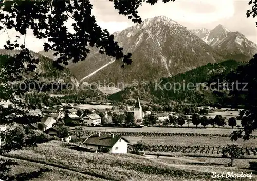 AK / Ansichtskarte Bad Oberdorf Panorama Kat. Bad Hindelang