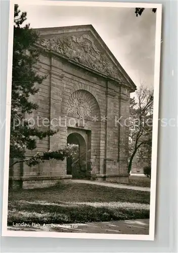 AK / Ansichtskarte Landau Pfalz Deutsches Tor Kat. Landau in der Pfalz