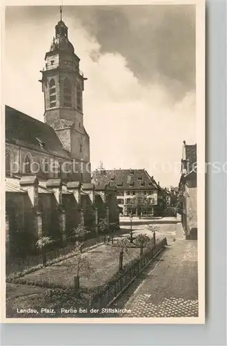 AK / Ansichtskarte Landau Pfalz Stiftskirche Kat. Landau in der Pfalz