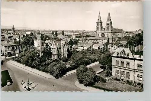 AK / Ansichtskarte Landau Pfalz Panorama Kirche  Kat. Landau in der Pfalz