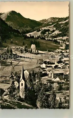 AK / Ansichtskarte Unterjoch Panorama Kat. Bad Hindelang