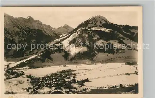 AK / Ansichtskarte Bad Oberdorf Winterlandschaft Kat. Bad Hindelang