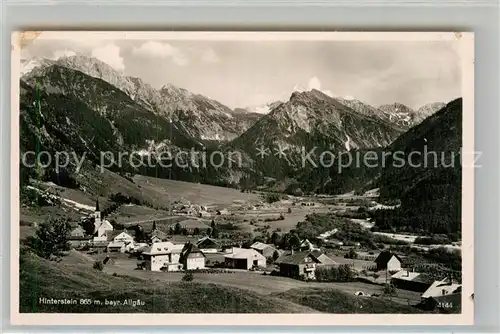 AK / Ansichtskarte Hinterstein Bad Hindelang Panorama