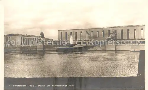 AK / Ansichtskarte Kaiserslautern Partie im Ausstellungs Park Kat. Kaiserslautern