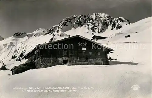 AK / Ansichtskarte Trattenbach Jochberger Skigebiet Kitzb?helerh?tte Winter Kat. Trattenbach am Wechsel