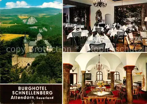 AK / Ansichtskarte Attendorn Burghotel Schnellenberg Kat. Attendorn