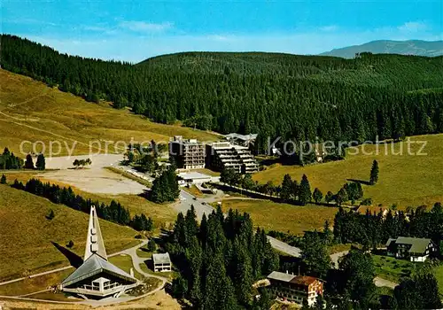 AK / Ansichtskarte Feldberg Schwarzwald Fliegeraufnahme mit Hotel Feldberger Hof Kat. Feldberg (Schwarzwald)