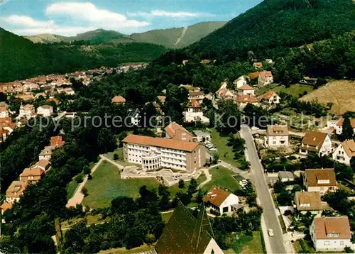 AK / Ansichtskarte Bad Lauterberg Kneipp Kurklinik am Kirchberg Fliegeraufnahme Kat. Bad Lauterberg im Harz