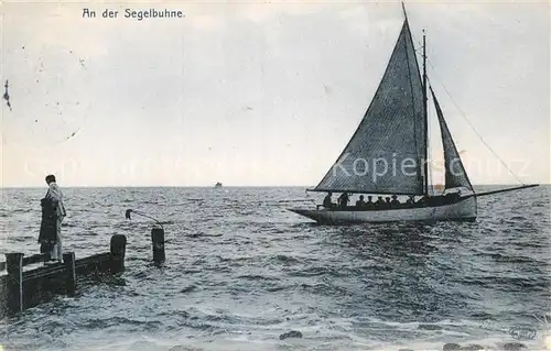 AK / Ansichtskarte Norderney Nordseebad Segelbuehne Kat. Norderney