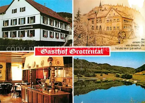 AK / Ansichtskarte Messstetten Gasthof Grottental Kat. Messstetten