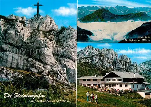 AK / Ansichtskarte Aschau Chiemgau Steinlingalm an der Kampenwand Grossglockner Kat. Aschau i.Chiemgau