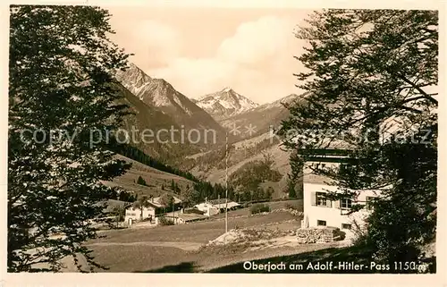 AK / Ansichtskarte Oberjoch A.H.Pass Kat. Bad Hindelang