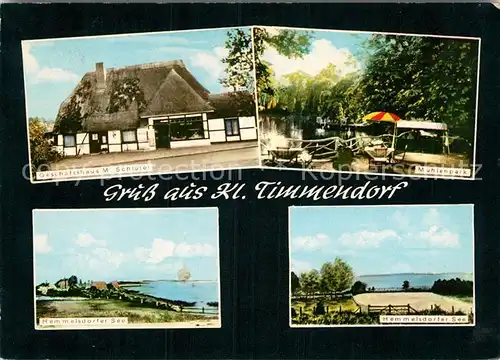 AK / Ansichtskarte Klein Timmendorf Geschaeftshaus Hemmelsdorfer See Muehlenpark Kat. Timmendorfer Strand