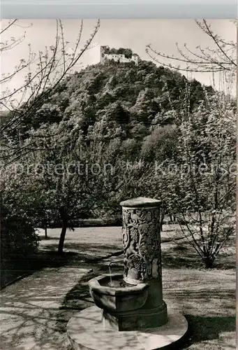 AK / Ansichtskarte Klingenmuenster Brunnen Burgruine Landeck Kat. Klingenmuenster