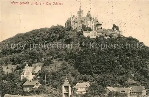 AK / Ansichtskarte Wernigerode Harz Schloss Kat. Wernigerode