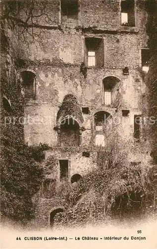 AK / Ansichtskarte Clisson Chateau Interieur du Donjon Kat. Clisson