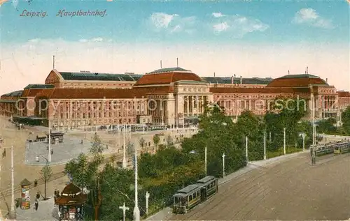 AK / Ansichtskarte Leipzig Hauptbahnhof Kat. Leipzig