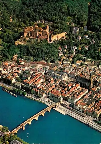 AK / Ansichtskarte Heidelberg Neckar Schloss Altstadt Alte Bruecke Heiliggeist  Kat. Heidelberg