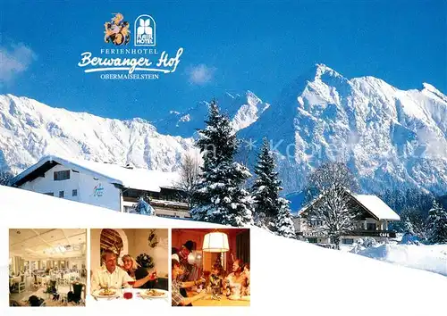 AK / Ansichtskarte Obermaiselstein Ferienhotel Berwanger Hof Kat. Obermaiselstein