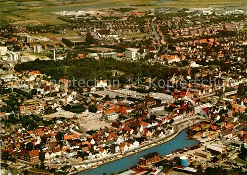 AK / Ansichtskarte Husum Nordfriesland Fliegeraufnahme Kat. Husum