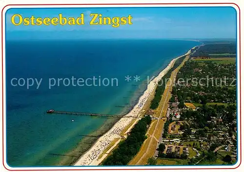 AK / Ansichtskarte Zingst Ostseebad Fliegeraufnahme Kat. Zingst Darss