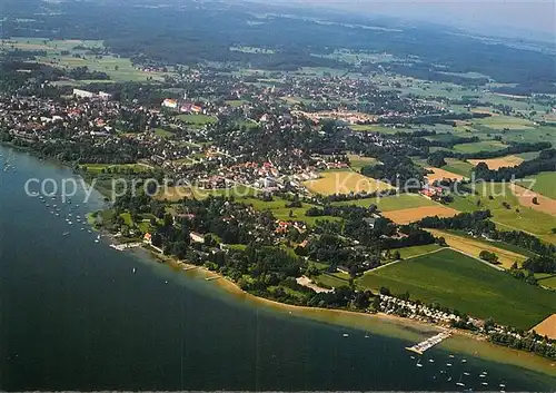 AK / Ansichtskarte St Alban Ammersee Fliegeraufnahme mit Diessen Kat. Diessen a.Ammersee