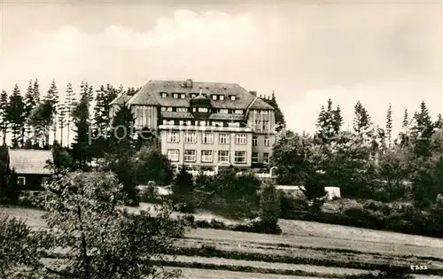 AK / Ansichtskarte Friedrichsbrunn Harz Sanatorium Ernst Thaelmann Kat. Friedrichsbrunn