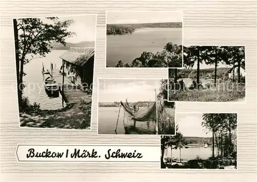 AK / Ansichtskarte Buckow Maerkische Schweiz Partien am See Kat. Buckow Maerkische Schweiz