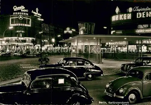 AK / Ansichtskarte Berlin Kurfuerstendamm bei Nacht Kat. Berlin