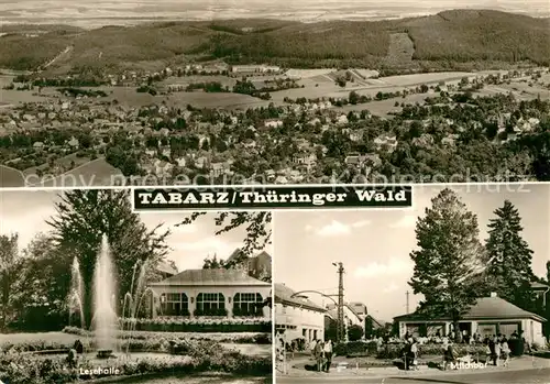 AK / Ansichtskarte Tabarz Fliegeraufnahme Lesehalle Milchbar Kat. Tabarz Thueringer Wald