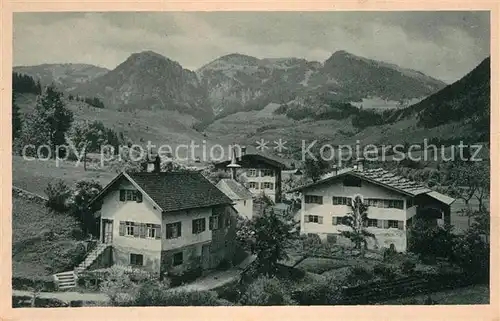 AK / Ansichtskarte Bruck Bad Hindelang Teilansicht Kapelle Kat. Bad Hindelang