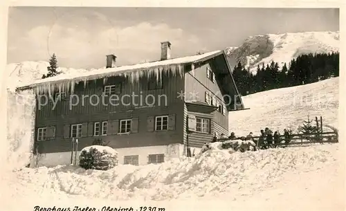 AK / Ansichtskarte Oberjoch Berghaus Iseler Kat. Bad Hindelang