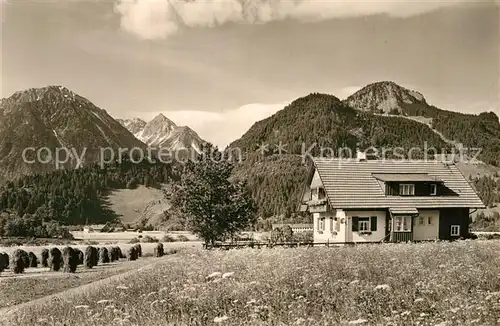 AK / Ansichtskarte Bad Oberdorf Haus Alpengruen Kat. Bad Hindelang