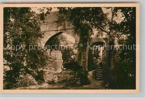 AK / Ansichtskarte Bad Blankenburg Ruine Greifenstein Kat. Bad Blankenburg