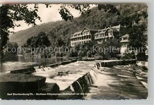 AK / Ansichtskarte Blankenburg Bad Kurhaus Chrysopras Loescheshall  Kat. Bad Blankenburg