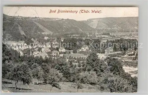 AK / Ansichtskarte Bad Blankenburg Panorama Kat. Bad Blankenburg