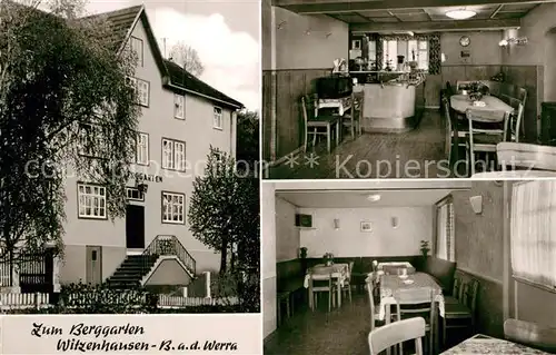 AK / Ansichtskarte Witzenhausen Gasthaus Zum Berggarten Kat. Witzenhausen